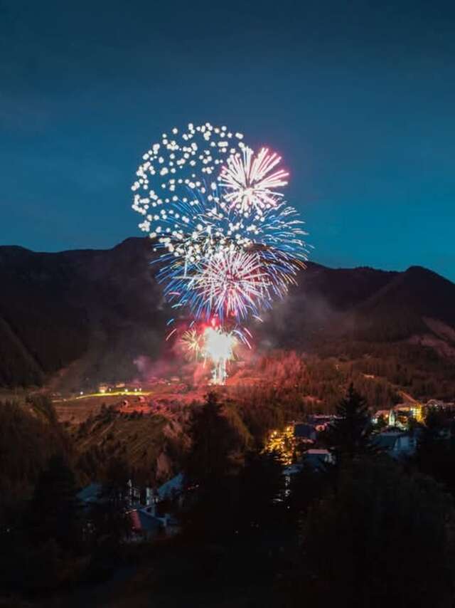 Fireworks and ball on August 15