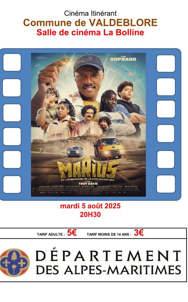 Cinéma à Valdeblore "Marius et les Gardiens de la Cité Phocéenne"