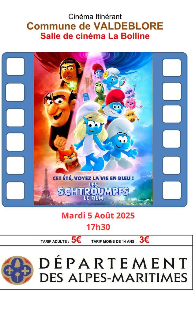 Cinéma à La Bolline " Les Schtroumpfs"