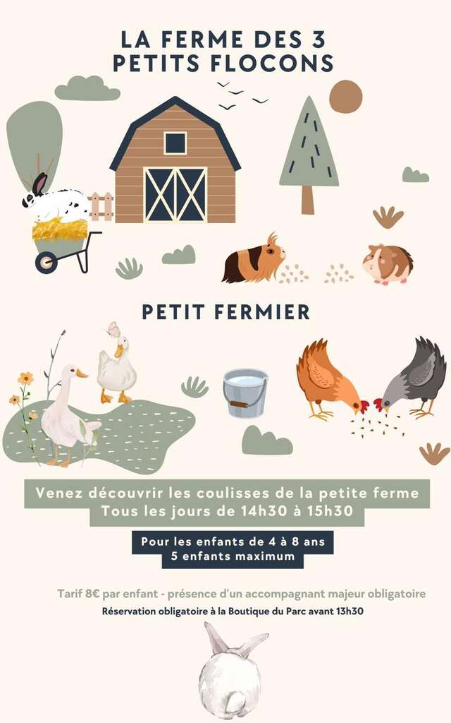 La ferme des 3 petits flocons au Parc Alpha