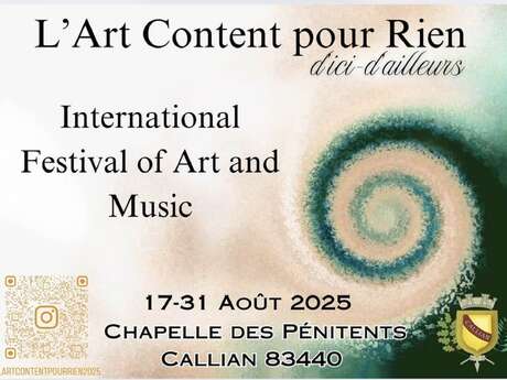FESTIVAL l 'Art Content pour Rien - GRATUIT
