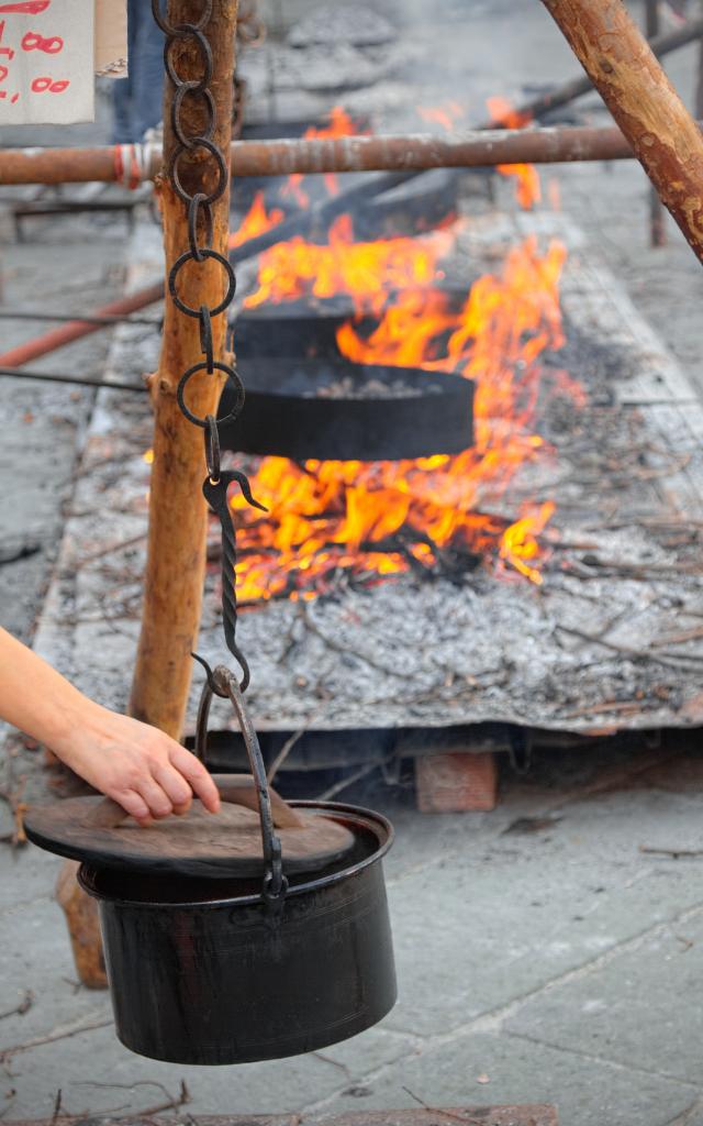 Châtaignes grillées